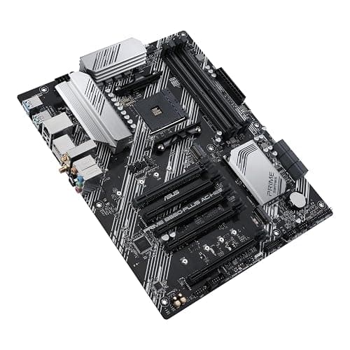 ASUS Prime B550-PLUS AC-HES AMD AM4 (3rd Gen Ryzen) ATX Motherboard (Dual M.2, PCIe4.0, WIFI5, 1Gb Ethernet, SATA 6 Gbps, USB 3.2 Gen 2 Type-C, Front USB 3.2 Gen 1 Type-C and CEC Tier II Ready) thumbnail 5