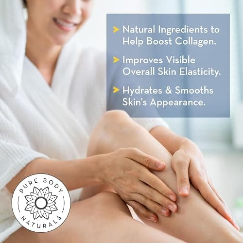 Pure Body Naturals Anti Cellulite Massage Oil, 8 fl oz | 100% Natural Cellulite Remover for Legs and Thighs | Chemical Free Firming Body Massage Oil for Women, Tightens Skin and Reduces Stretch Marks thumbnail 2