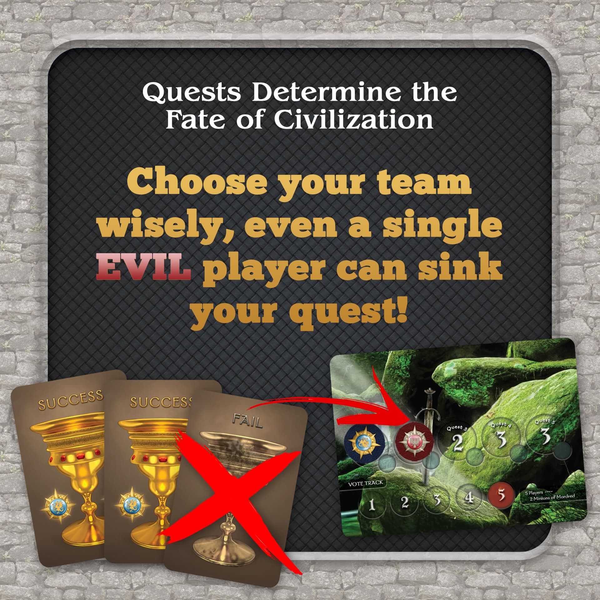 Indie Boards & Cards The Resistance Avalon Stratergy Game thumbnail 4