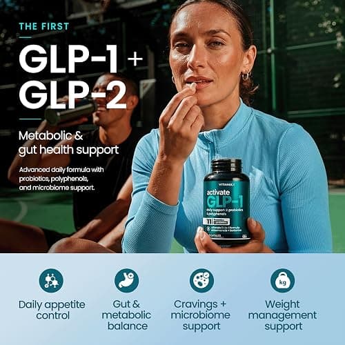 GLP-1 Support Supplement for Weight Management & Appetite Control for Men & Women – With Akkermansia, Berberine, Inulin, EGCG, Probiotics & Polyphenols for Gut Health, Digestion, Hunger & Cravings thumbnail 2