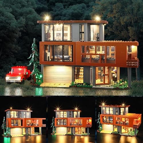 YEABRICKS LED Light for 21354 Ideas Twilight The Cullen House Building Blocks Model (Building Set NOT Included) thumbnail 3
