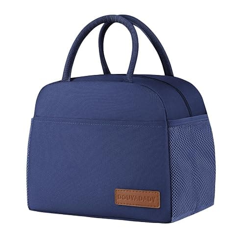 douyadady Lunch Bag Women/Men Lunch Box Women/Men (Dark blue) - Image 1