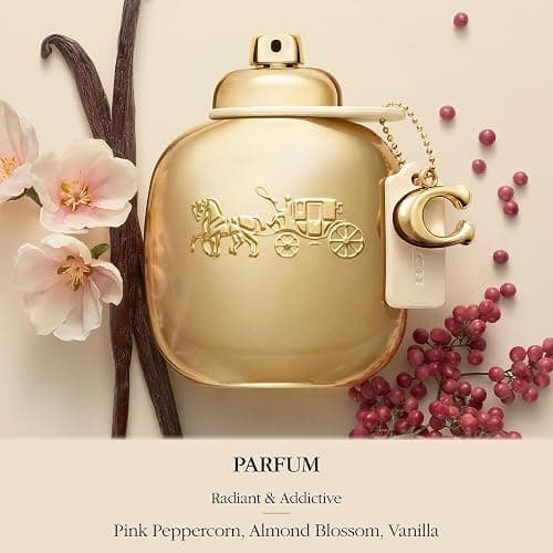 Coach - Gold Parfum - Women's Perfume - Ambery Floral - With Notes of Pink Peppercorn, Almond Blossom & Vanilla thumbnail 3