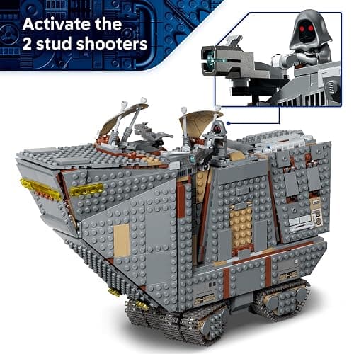 LEGO Star Wars Offworld Sandcrawler and Mudhorn 75453 | Building Toy for Boys & Girls, Ages 14+, Movie Playset, 5 Minifigures & Grogu Figure, 1,683 pieces, Gift for Birthdays thumbnail 5