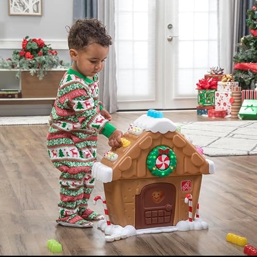 Step2 My First Gingerbread House, Kids Interactive Christmas Holiday Toy, Lights Up and Plays Music, Includes 20 Accessories, For Toddlers 1+ Years Old thumbnail 4