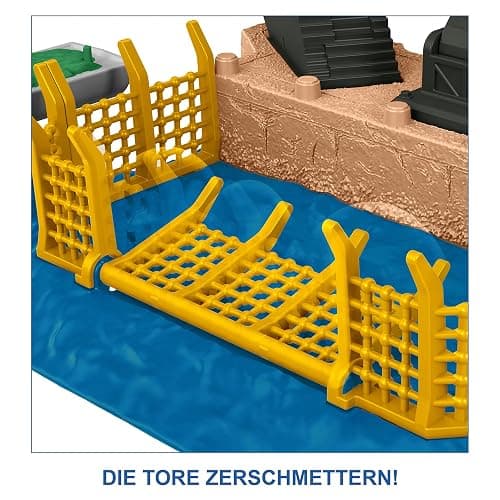 Mattel Jurassic World Dominion Minis Mosasaurus Mayhem Playset with 2 Mini Dinosaur Figures, Launchers and Break Apart Feature, Toy Gift Set and Collectible - Modern thumbnail 5