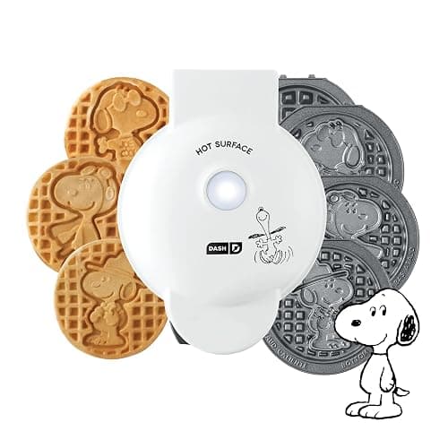 Peanuts x Dash MultiMaker® Mini Maker System (4 Plates: Joe Cool, Flying Ace, Beagle Scout, Waffle) - Image 1