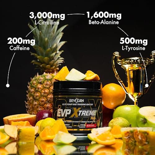 Evogen EVP Xtreme NO - Pre Workout Powder for Men & Women | Sugar Free Preworkout with Beta Alanine, Creatine, and Caffeine for Energy & Pump | Victory Punch | 40 Servings thumbnail 5