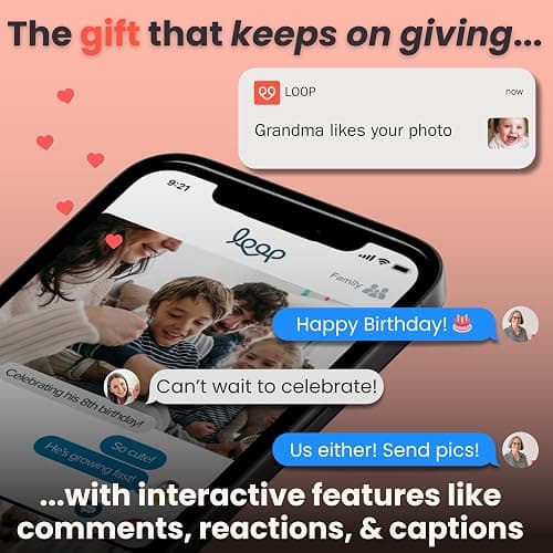 Loop Wi-Fi Digital Picture Frame with Touch Screen, 10-Inch Display, The Only Frame to Offer Text Message Photos Direct to Frame, Easy to use App, Gift to Keep Friends and Family Connected thumbnail 6