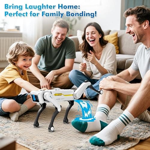 Dingdongwu Smart Robot Dog - Interactive STEM Pet with Voice Control, 30+ Actions & APP Programming, Durable Design for Kids Age 6+ (Compatible with iOS/Android) thumbnail 6