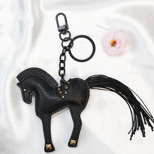 Autumnwell Leather Horse Keychain, Bag Charm thumbnail 7