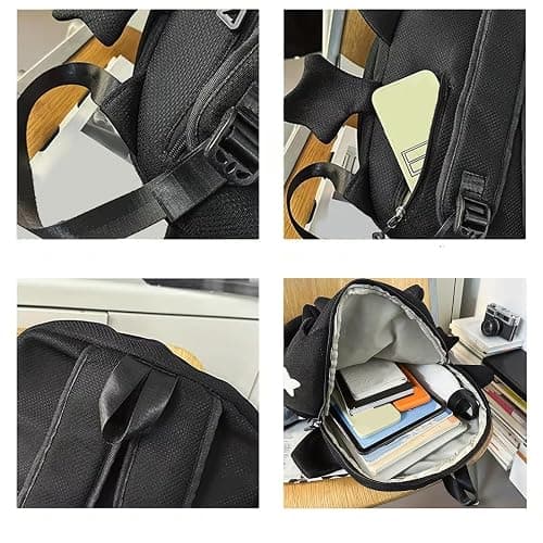Fashion Shark Backpack Large Capacity Lightweight Carry-on Travel Bag Durable Personalized Daily Back Pack thumbnail 6