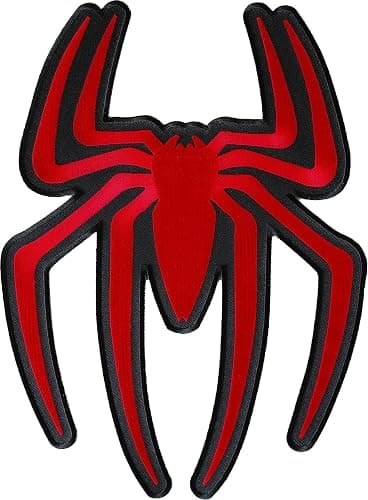 Red Spider Patch, Large Animal Patches for Jackets - Image 1