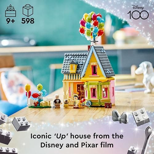 Lego Disney and Pixar ‘Up’ House, Classic Disney Celebration Building Toy Set for Kids and Movie Fans Ages 9 and Up, A Fun Gift for Disney Fans and Anyone Who Loves Creative Play, 43217 thumbnail 2