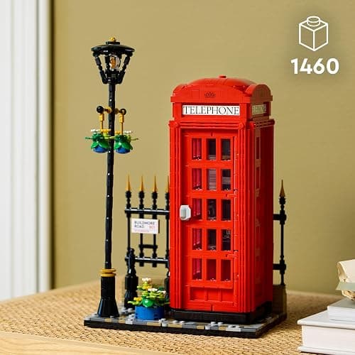 Lego 21347 Idea London Red Public Phone Toy Toy Present Block thumbnail 2