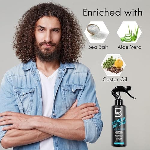 L3 Level 3 Sea Salt Texturizing Spray - Creates Beachy Waves and Texture - Casual Hair Finish thumbnail 4