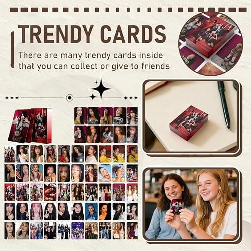 YLDBWDX Katseye Photocards KATSEYE Merch Cards Set Gift for Fans thumbnail 4