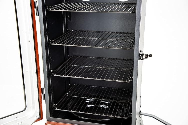 Pit Boss 3-Series Gas Vertical Smoker, Red Hammertone - 10773 thumbnail 6