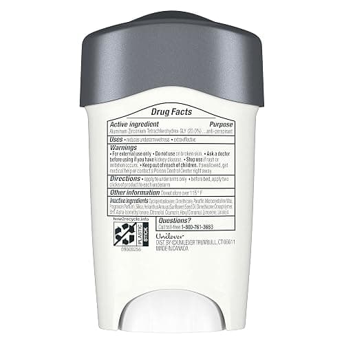 Dove Men+Care Clinical Protection Clean Comfort Antiperspirant Stick 96-Hour Sweat and Odor Protection Clinical Strength for Men with 1/4 Moisturizing Cream 1.7 oz thumbnail 2