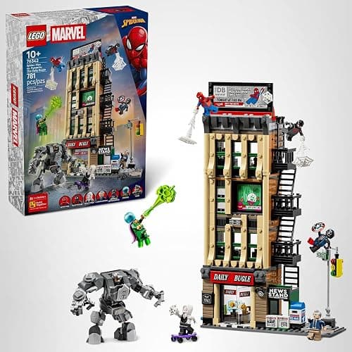 LEGO Marvel Spider-Man vs. Mysterio: The Daily Bugle 76342 | Building Toys for Boys & Girls, Ages 10+, Spider-Man Playset, 7 Marvel Minifigures, 781 Pieces, Gift for Birthdays thumbnail 7