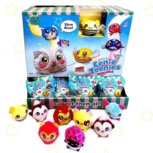 Squeezamals Eenie Teenies 10pks with an Eenie Teenie Character in Each! Collect All 24 Characters from Series 2 Mini-Blind Packed Fun! Made, Safe Materials - Image 1