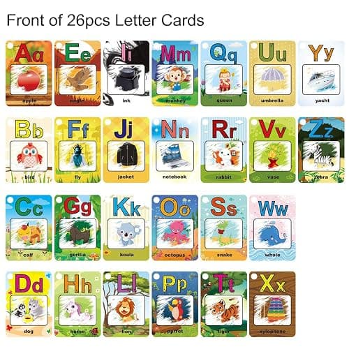 Coolplay A-Z 26 Alphabet Water Cards, Children Drawing Card for Kids Educational Toys for Travel thumbnail 4