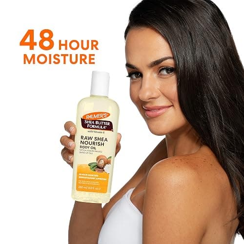 Palmer's Shea Formula Raw Shea Body Oil with Vitamin E, Deep Body Moisturizer to Soothe & Nourish Dry, Sensitive & Eczema-Prone Skin, 8.5 oz thumbnail 7