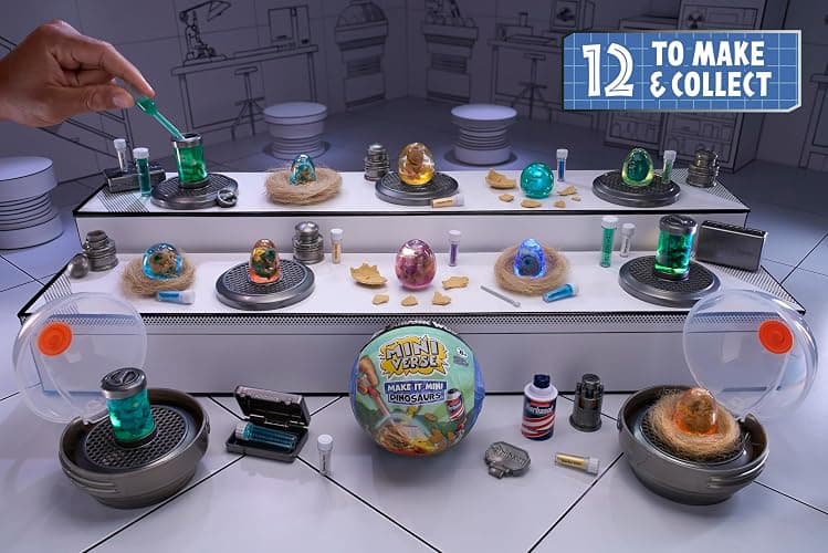 MGA's Miniverse Make It Mini Dinosaurs Jurassic World (2 Pack) - MGA's Miniverse, Dinosaurs, Prehistoric, Egg, Blind Packaging, DIY, NOT Edible, Collectors, 8+ thumbnail 4