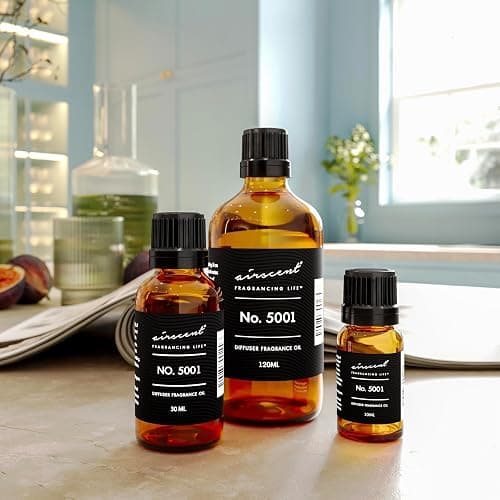 AirScent Baccarat Rouge Inspired Diffuser Oil - Perfume Dupe - Premium Fragrance Oil No. 5001 for Ultrasonic and Waterless Diffusers and Crafting - 10 mL, 0.34 fl oz Glass Dropper Bottle thumbnail 4
