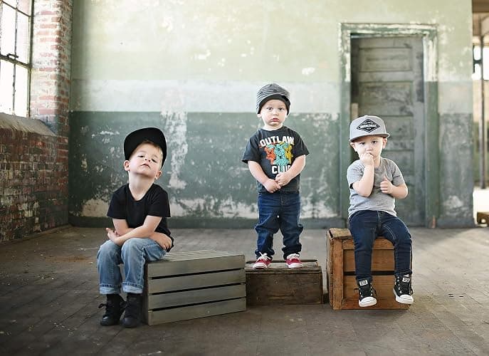 Baby Hats - Baseball Hat, Newborn Youth Flat Brim Mesh Trucker Surf Skate Bubba Bro Fitted Beach Cap Gorros para Bebes thumbnail 5