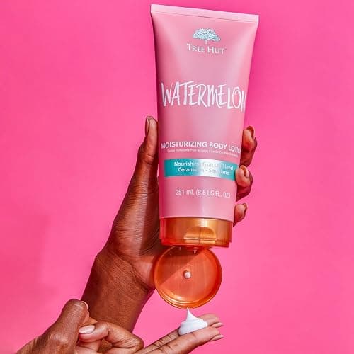 Tree Hut Watermelon Moisturizing Body Lotion, 8.5 Fl Oz | Ceramide and Squalene Formula Helps Protect Skin, Long-lasting Hydration Leaves Skin Feeling Soft & Moisturized, Vegan thumbnail 9