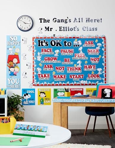 Eureka Peanuts Snoopy Extra Large Stickers for Kids and Teachers, Multicolor, 36 Pieces thumbnail 7