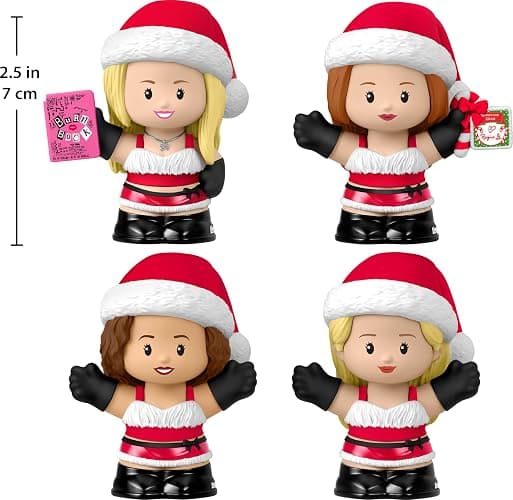 Little People Collector Mean Girls Movie Special Edition Holiday Set for Adults & Fans, 4 Figures in a Display Box thumbnail 2