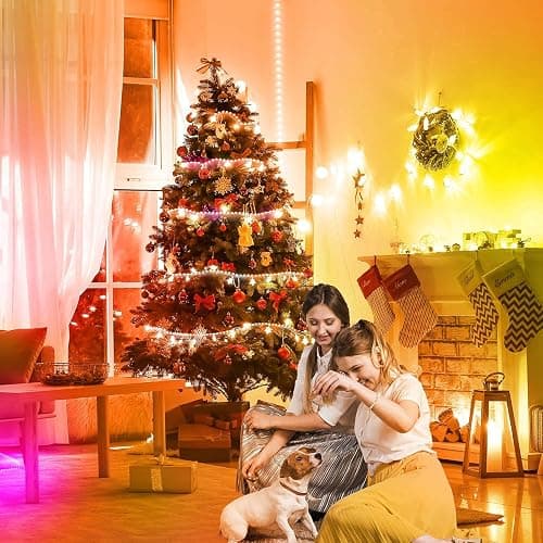 DAYBETTER Led Lights for Bedroom, 32.8ft Led Strip Lights RGB Color Changing Strip Light with Remote Control, Led Light for Room Decor, Home Decor thumbnail 5