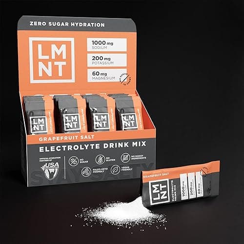 LMNT Zero Sugar Electrolytes - Grapefruit Salt | Drink Mix | 30 Count thumbnail 5