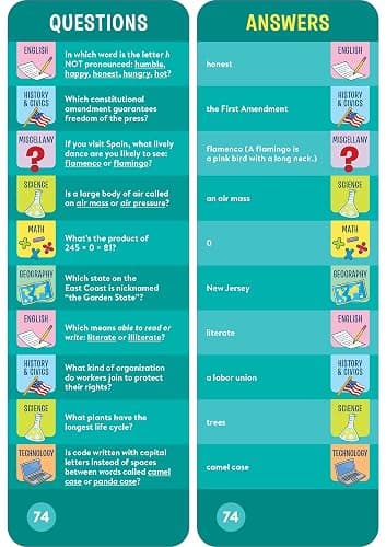 Brain Quest 5th Grade Smart Cards Revised 5th Edition (Brain Quest Smart Cards) thumbnail 6