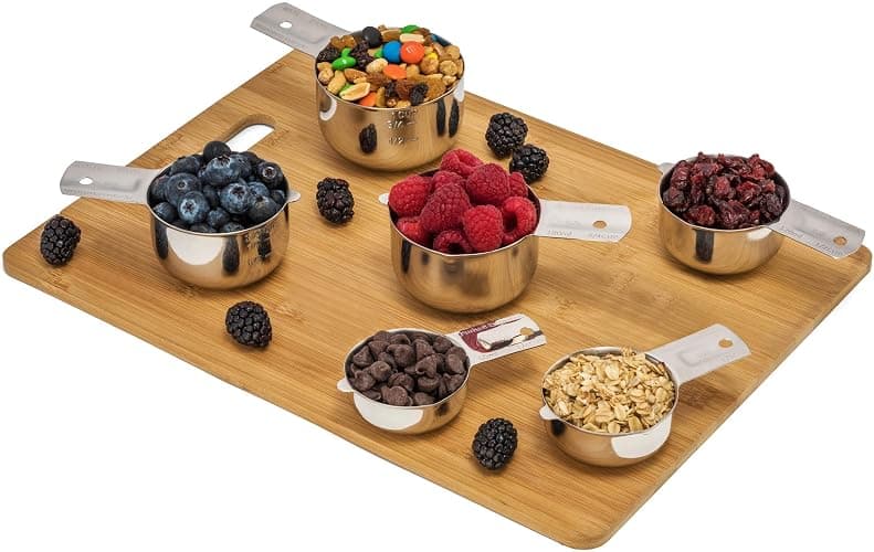 Hudson Essentials Stainless Steel Measuring Cups Set (6 Piece Set) thumbnail 8
