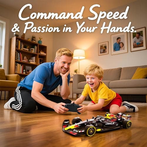 BEZGAR F1 Remote Control Car - Officially Licensed Rb18 Toy Car 1:18 Model Vehicle, 2.4GHz Race F1 RC for Boys,Girls and Adults, Ideal for Kids & Collectors 94800 thumbnail 2