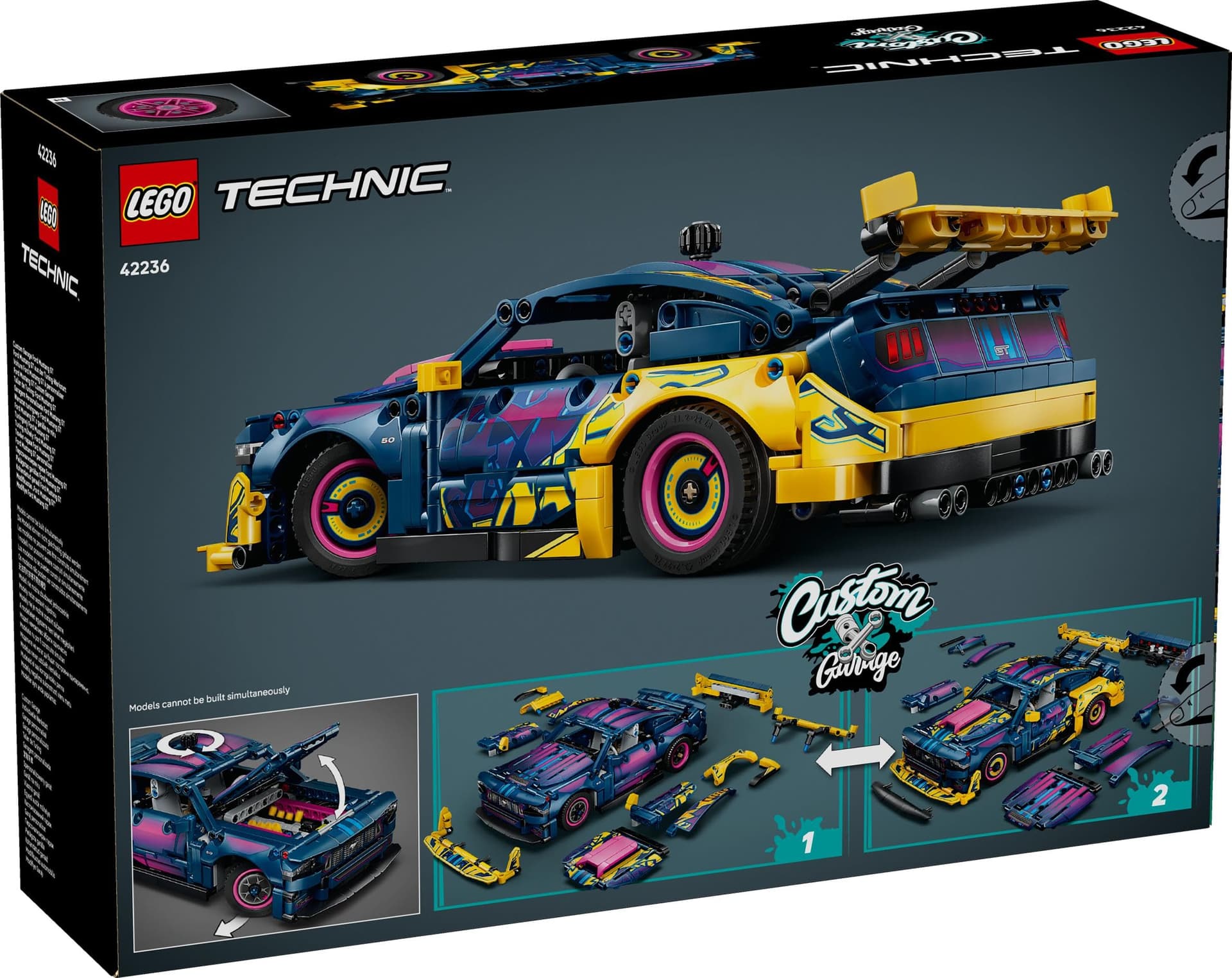 LEGO Technic Customizable Ford Mustang GT Car Toy for Children from 10 Years - Vehicle Set with Steering and 8-Cylinder Engine - Kids Room Decoration - Gift for Boys and Girls 42236 thumbnail 11