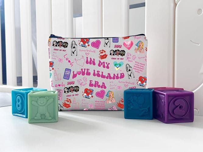 WCGXKO Reality TV Show Inspired Makeup Bag Love Variety Show Gift for Reality TV Show Fans (Love Bag) thumbnail 5