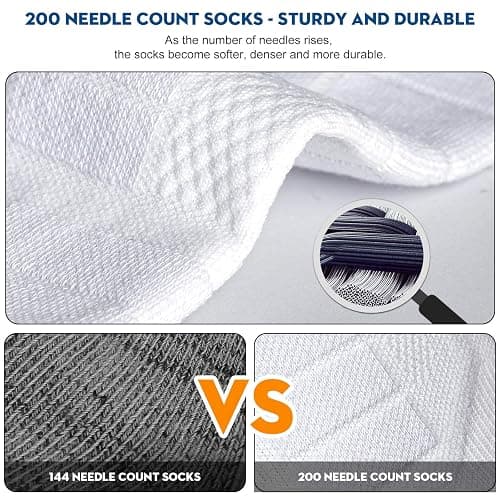 Hylaea Athletic Running Socks Cushion Padded Moisture Wicking Low Cut thumbnail 4