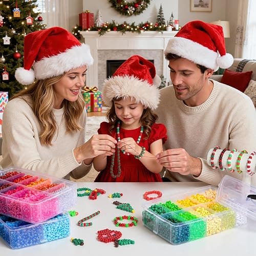 Simetufy 10000Pcs Pony Beads Bulk, 30 Colors Rainbow Kandi Beads for Hair Braiding Bracelet Making Kandi Jewelry Key Chains DIY Crafts Gifts Christmas Gifts (5.73lb, Stack Box) thumbnail 7