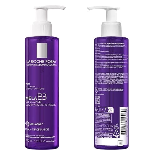 La Roche-Posay Mela B3 Gel Cleanser, Formulated With Melasyl + Niacinamide + PHA, Anti Aging Face Wash For Discoloration, Dark Spots & Post Acne Marks, Dark Spot Corrector, Oil Free & Soap Free thumbnail 9