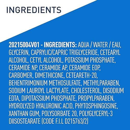 CeraVe Daily Moisturizing Lotion for Dry Skin, Body Lotion & Face Moisturizer with Hyaluronic Acid and Ceramides, Daily Moisturizer, Fragrance Free, Oil-Free, 19 Ounce thumbnail 11