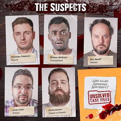 Unsolved Case Files | Ashcroft, Harmony - Cold Case Murder Mystery Game - Can You Solve The Crime? Who Killed Harmony? For Ages 14 and up thumbnail 5
