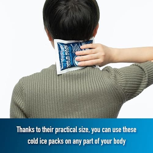 General Medi 4”x5.5” Instant Disposable Cold Ice Packs 8 Count, Cold Therapy for Pain Relief Swelling Sprains Toothache, Athletes Outdoor Emergency First Aid thumbnail 7