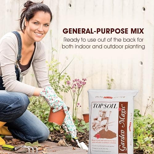 Michigan Peat 40 Pound Bag Garden Magic Organic Planting Potting Top Soil Blend Mix for Indoor and Outdoor Gardening and Landscapes, White thumbnail 5