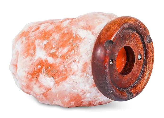 Himalayan Crystal Rock Salt Lamp Authentic Quality Crystals with CE Certified Plug and Bulb Table lamp Night Bulb (2-3kg) thumbnail 6