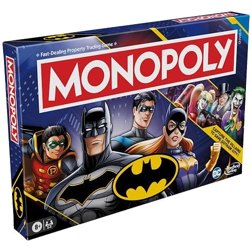Monopoly Batman Edition Board Game | Monopoly Game for Batman Fans | Ages 8 and Up | 2 to 4 Players | Family Games | Strategy Games for Kids and Adults (Amazon Exclusive) thumbnail 18