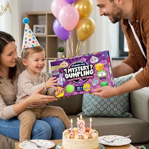 Fanskaty 24Pcs Dumpling Mystery Box,Dumplings Squeeze Stress Balls for Adults,Soft and Squeezable Stress-Relieving Dough, Birthday Gifts (24Pcs-B) thumbnail 7